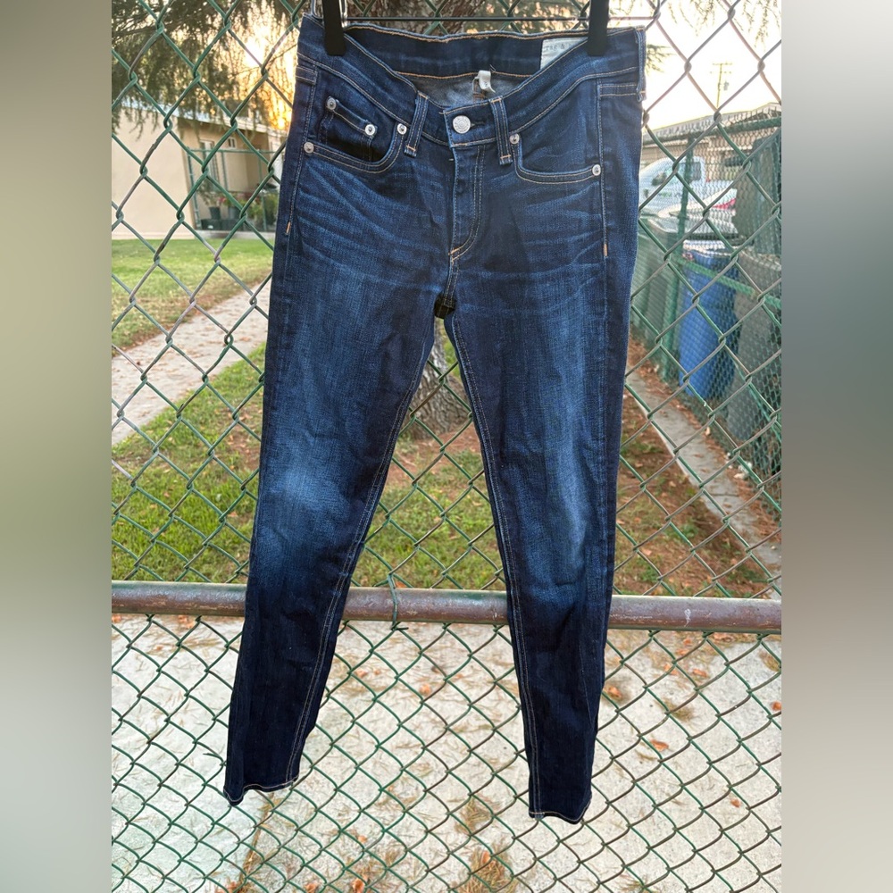 Dark wash rag and bone jeans